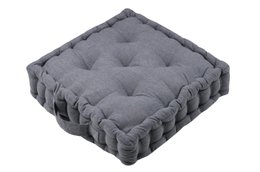 TOMORROW COUSSIN SOL 40X40CM CARBONE COTON RECYCLE