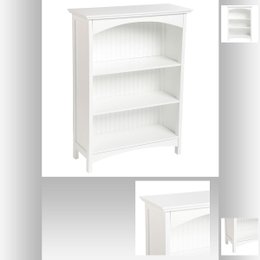 BIBLIOTHEQUE 3 ETAGES BLANC IVOIRE