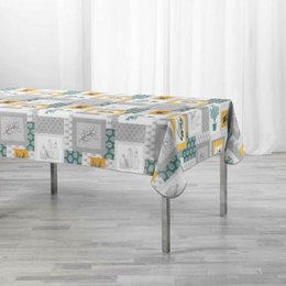 NAPPE RECTANGLE 150X240CM POLYESTER IMP GRAZIELLA JAUNE