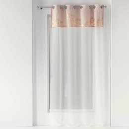 PANNEAU A OEILLETS 140X24CM TOP VELOURS MILAROSE DRAGEE