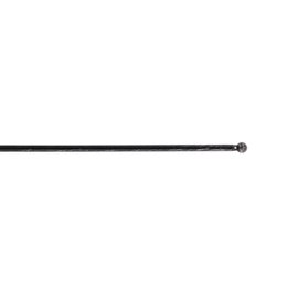TRINGLE VITRAGE RONDE EXTENSIBLE D.7 40X60CM X2 NOIR ARGENT