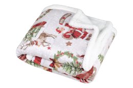 MERVEILLEUX PLAID 130X160 NATUREL