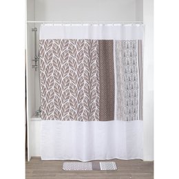 RIDEAU DE DOUCHE 180X200CM GATSBY