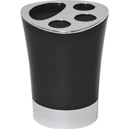 PORTE BROSSES A DENTS PP CONIQUE   NOIR