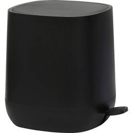 POUBELLE FREIN DE CHUTE CARREE 5L NOIR