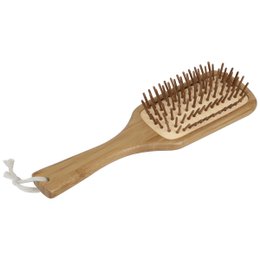 BROSSE A CHEVEUX PLATE FORME CARREE BAMBOU