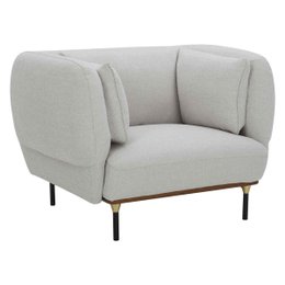FAUTEUIL ISEE GRIS CLAIR