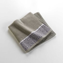 DRAP DOUCHE 70X130CM EPONGE UNIE JACQUARD ESTEBAN KAKI