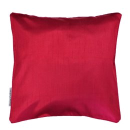 HOUSSE DE COUSSIN ENCART 40X40CM SHANA ROUGE