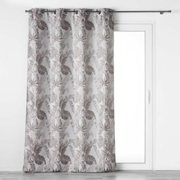 RIDEAU A OEILLETS 140X260CM JACQUARD FAGGY TAUPE