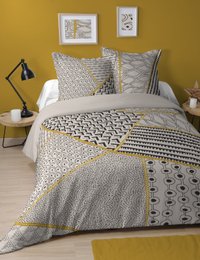 FRESNO HOUSSE COUETTE 240X220CM 2 TAIES OREILLER 63X63CM
