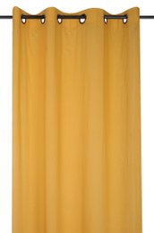 AUBE VOILE 140X260 OEIL MOUTARDE
