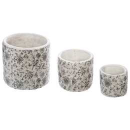 POTS RONDS CIMENT USE HIVER D.14X14X14CM