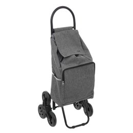 CHARIOT 6 ROUES METAL GRIS NOMADE