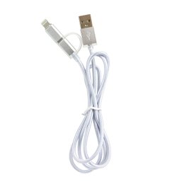 CABLE TRESSE 2 EN 1 MICRO USB TYPE C