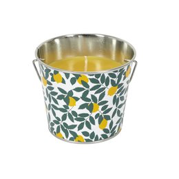 BOUGIE PARFUMEE CITRONNELLE SEAU METAL