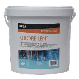 CHLORE LENT GALET 250G 5KG
