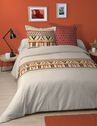 PUEBLA HOUSSE DE COUETTE 240X220CM ET 2 TAIES 63X63CM