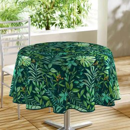 NAPPE RONDE 160CM PVC SOUSBOIS VERT