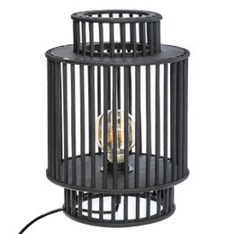 LAMPE BAMBOU NOIR SLOW H.35CM