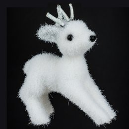 RENNE FLOQUE BOIS H.12CM