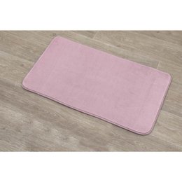TAPIS MICROFIBRE UNI 45X75CM ROSE