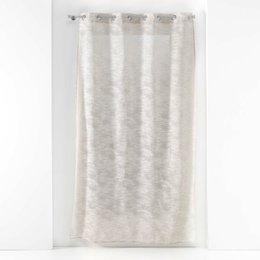 PANNEAU A OEILLETS 140X240CM EFFET LIN ZEBRA LIN