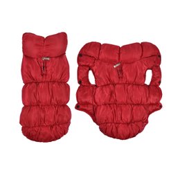 DOUDOUNE AVEC CAPUCHE 35CM ROUGE