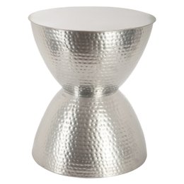 TABLE APPOINT METAL HANAE ARGENT