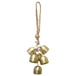 SUSPENSION METAL CLOCHE OR 23CM