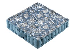 JULIANNE COUSSIN SOL 45X45X10CM BLEU