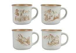 MUG CHALET PORCELAINE 35CL