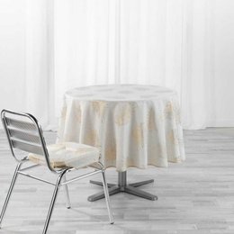 NAPPE RONDE 180 CM POLYESTER IMP SUNNY GOLD