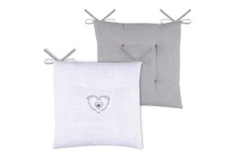 PAULINE GALETTE 40X40 4PTS GRIS