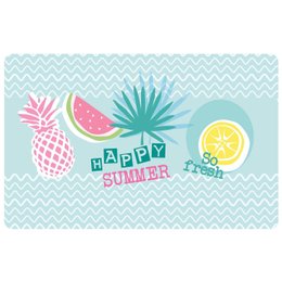 SET DE TABLE 28.5X44 CM POLYPROPYLENE OPAQUE HAPPY SUMMER