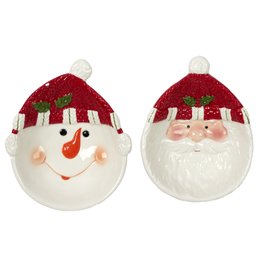 COUPELLE EN CERAMIQUE NOEL 14X11X4.5CM