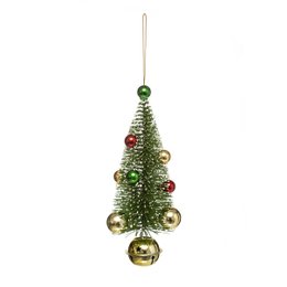 SUSPENSION SAPIN BOULE CLOCHE 19CM