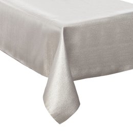 NAPPE PAILLETTE BLANC 140X240CM