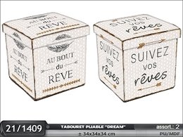 TABOURET PLIABLE DREAM 2ASST