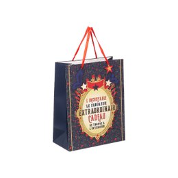 SAC CADEAU CIRQUE D.26X12.5X33CM