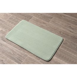 TAPIS MICROFIBRE UNI 45X75CM VERT AMANDE