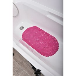 FOND DE BAIGNOIRE 69X36CM BULLES FUCHSIA