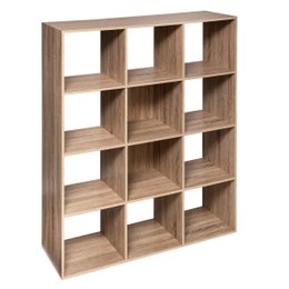 ETAGERE 12 CASES MIX NATUREL