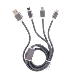 CABLE CHARGE TYPE C IPHONE MICRO USB 3EN1