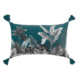 COUSSIN 30X50CM ISIBELLE BLEU