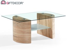 TABLE A MANGER VERRE DOUBLE 120X60