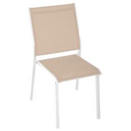 CHAISE ESSENTIA EMPILABLE LIN BLANC
