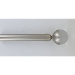 KIT EXT 120 210 CM D28 EMBOUT PALM BEACH ARGENT