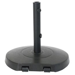 PIED PARASOL ROND 28KG NOIR