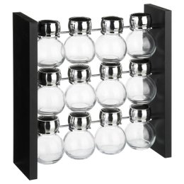 POT EPICE X12 PIECES ET SUPPORT BOIS
